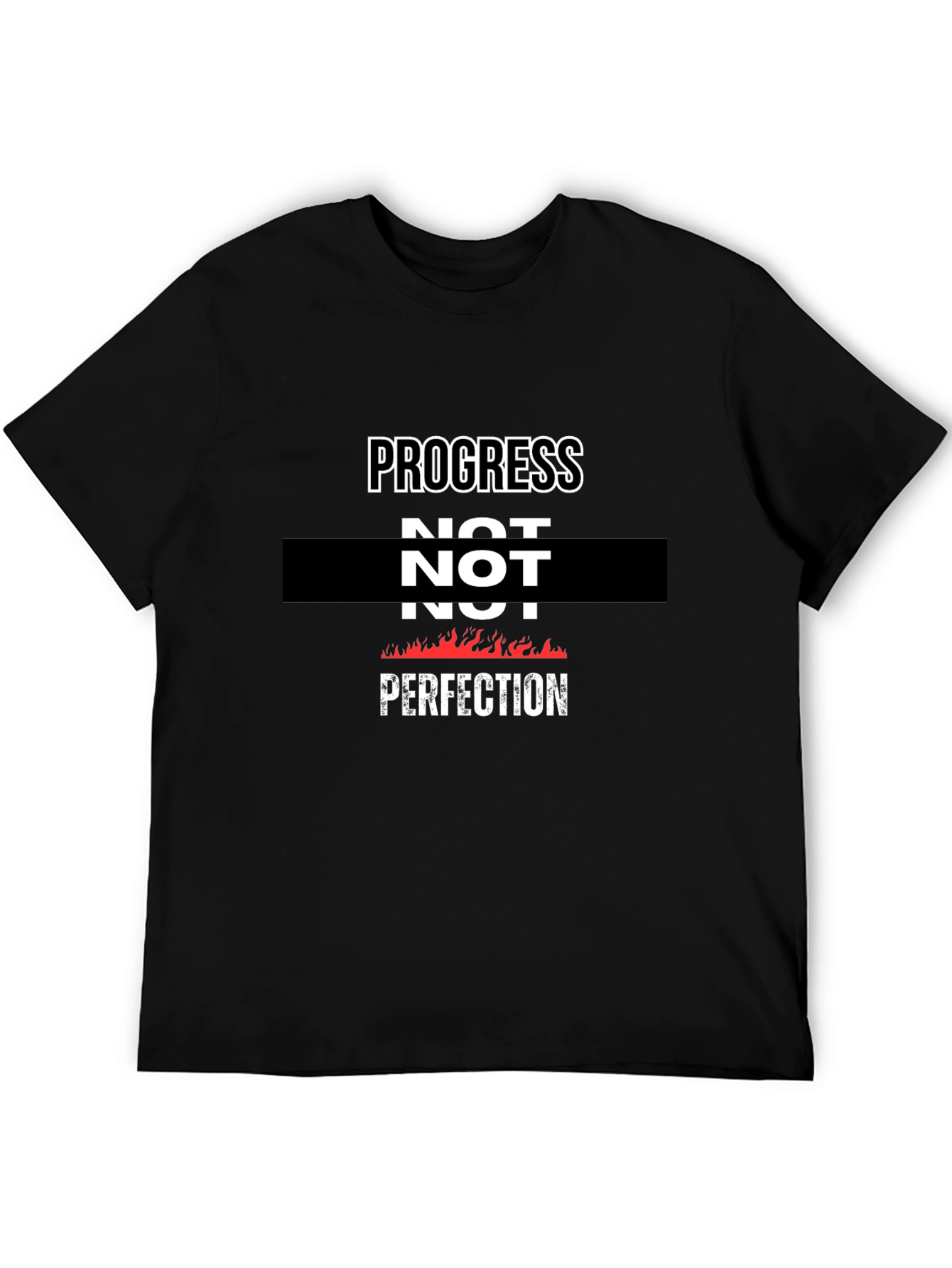 Progress Not Perfection Graphic T-Shirt