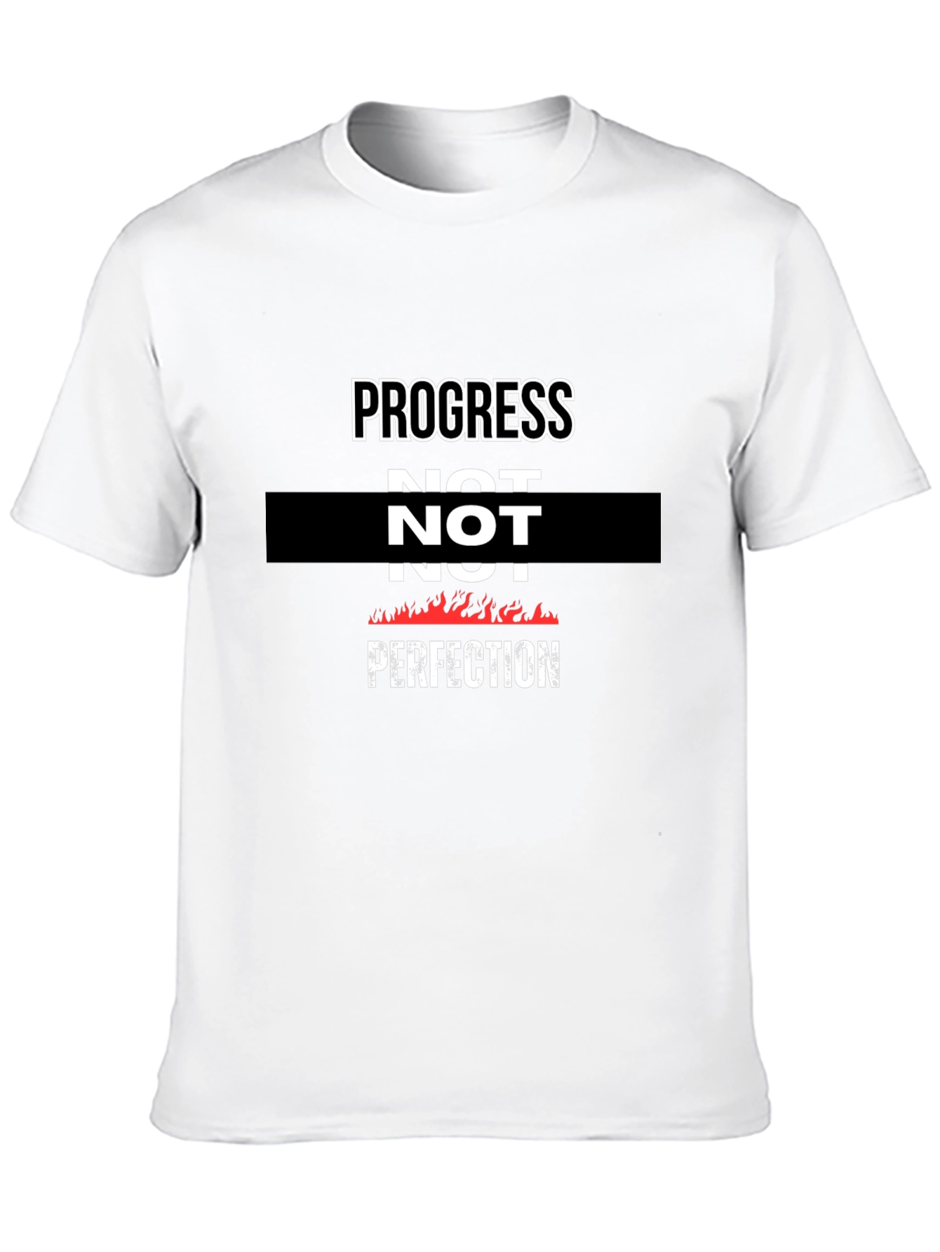 Progress Not Perfection Graphic T-Shirt