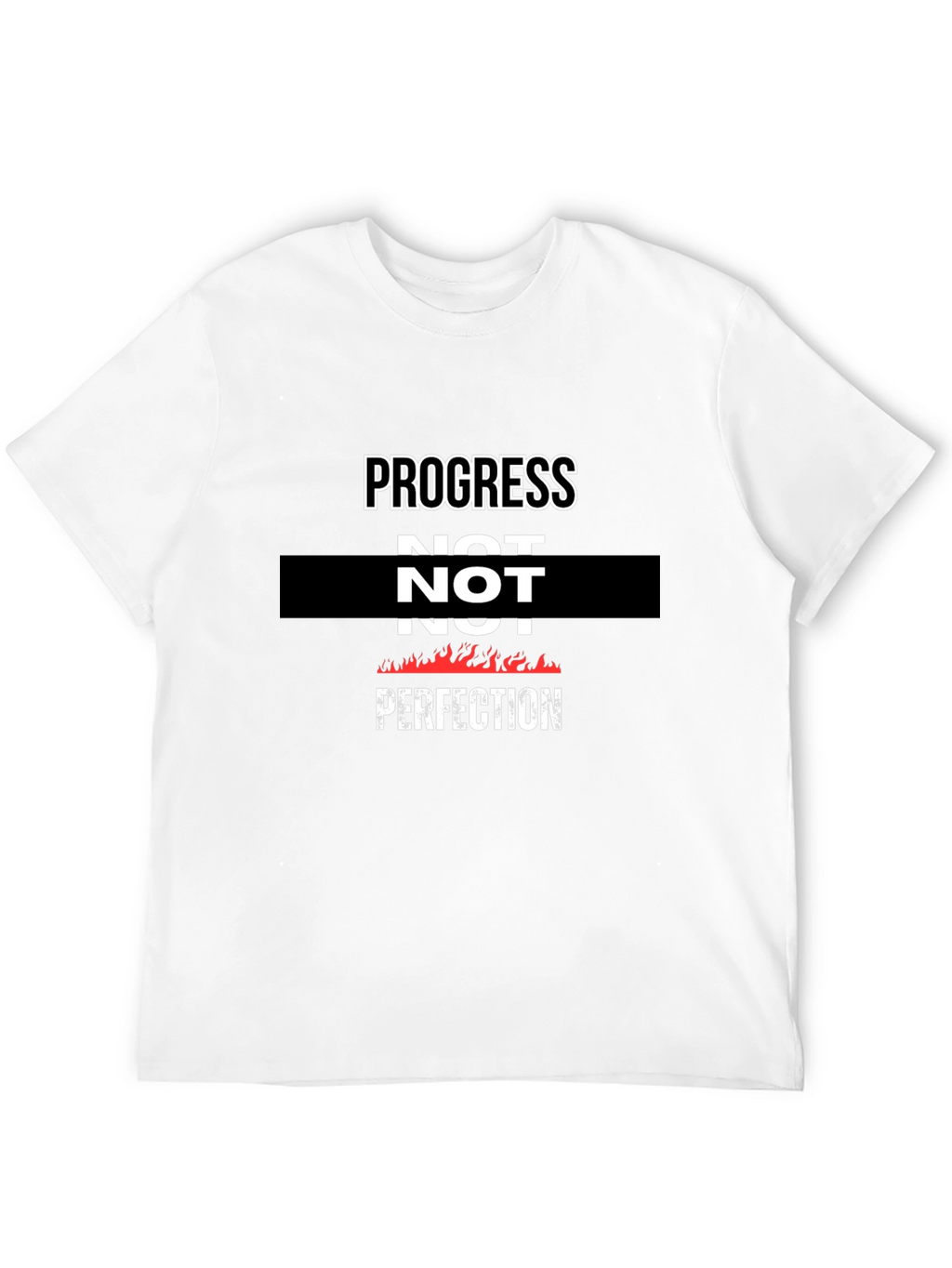 Progress Not Perfection Graphic T-Shirt