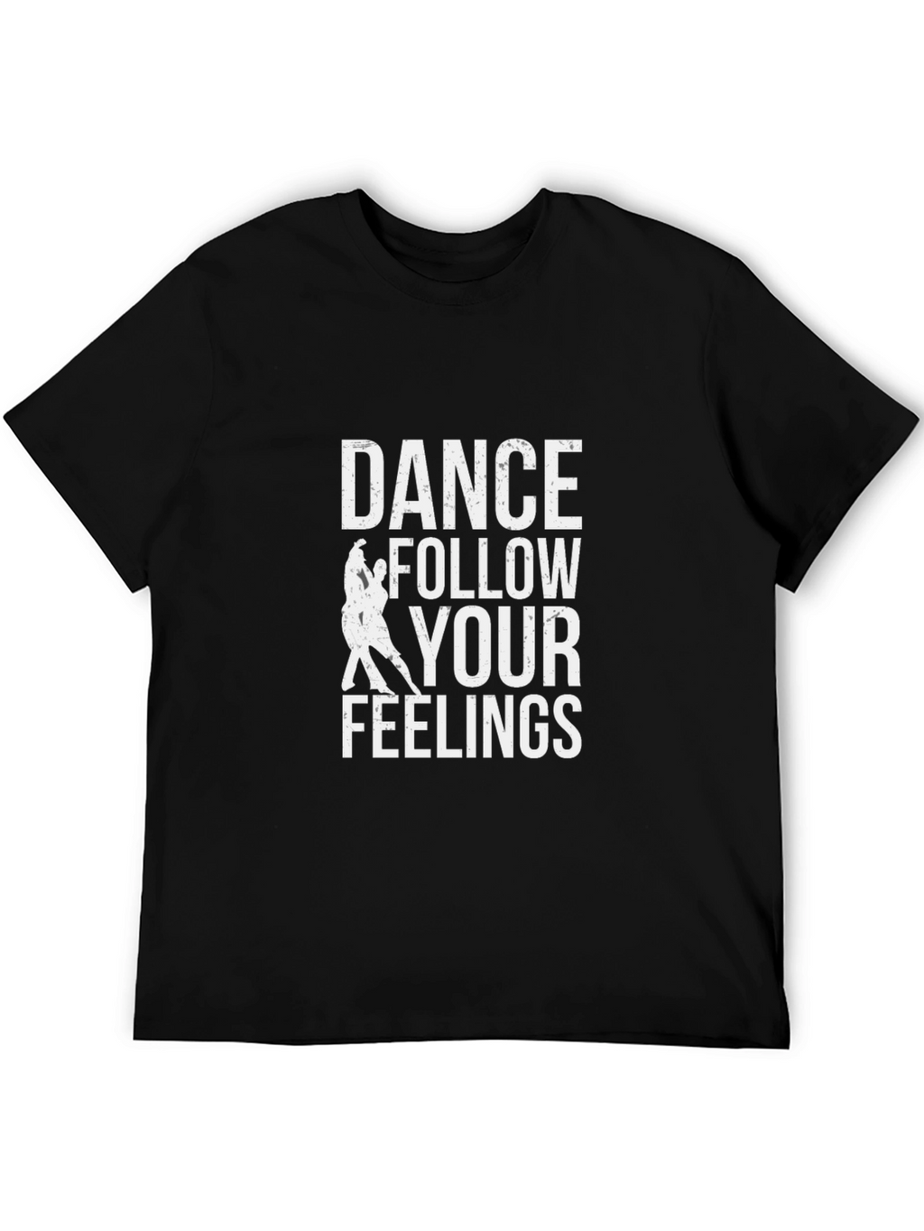 Dance Follow Your Feelings Graphic Tee - Black
