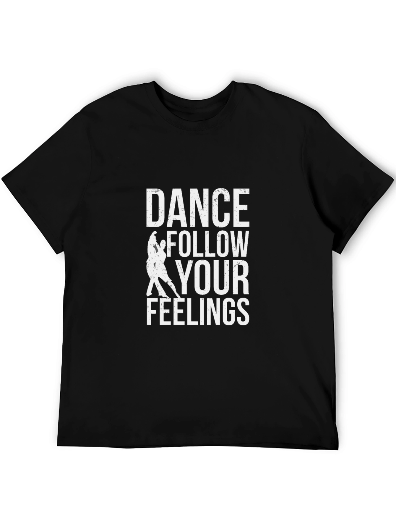 Dance Follow Your Feelings Graphic Tee - Black