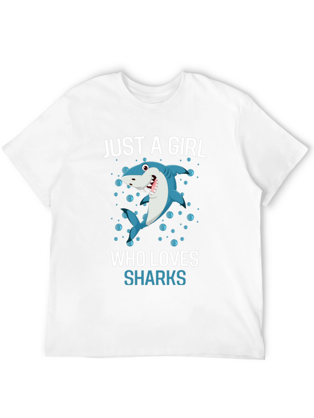 Just A Girl Who Loves Sharks T-Shirt