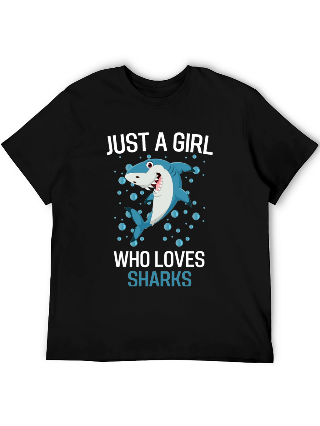 Just A Girl Who Loves Sharks T-Shirt