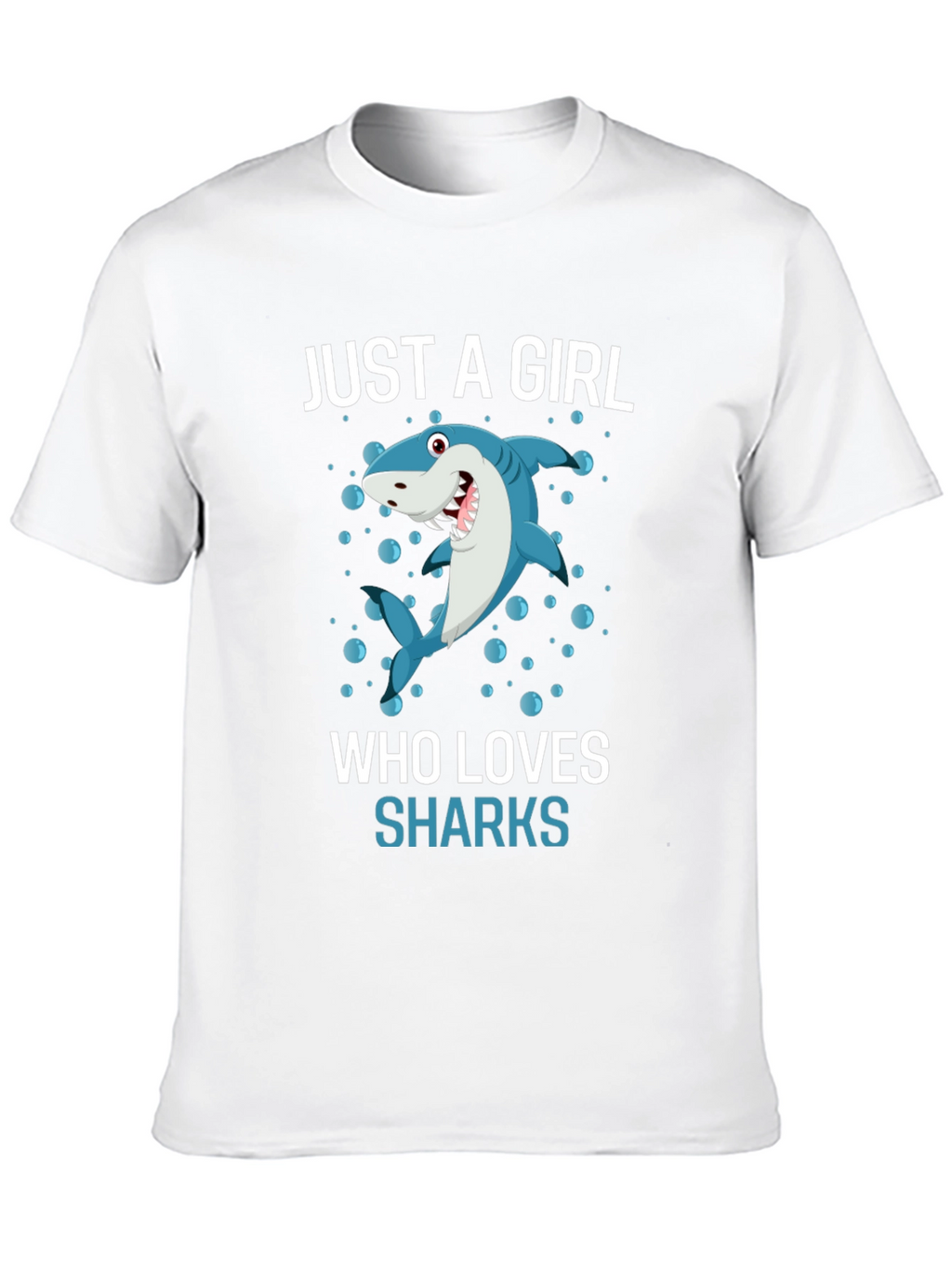 Just A Girl Who Loves Sharks T-Shirt