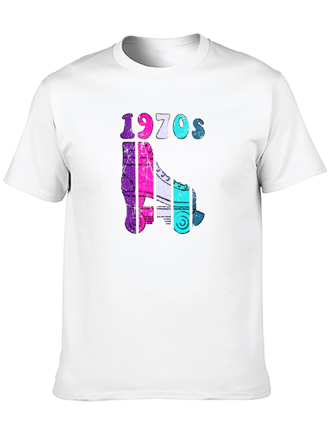 1970s Roller Skate Graphic Tee