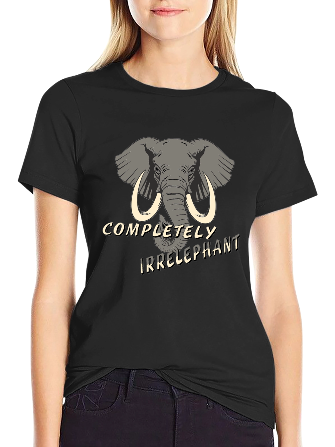 Irrelephant Graphic Tee - Hilarious Elephant Humor Shirt