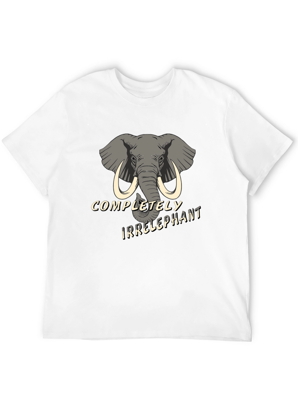 Irrelephant Graphic Tee - Hilarious Elephant Humor Shirt