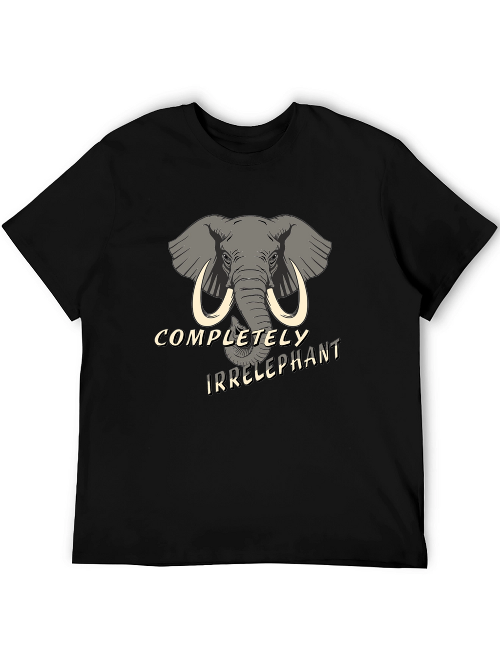 Irrelephant Graphic Tee - Hilarious Elephant Humor Shirt