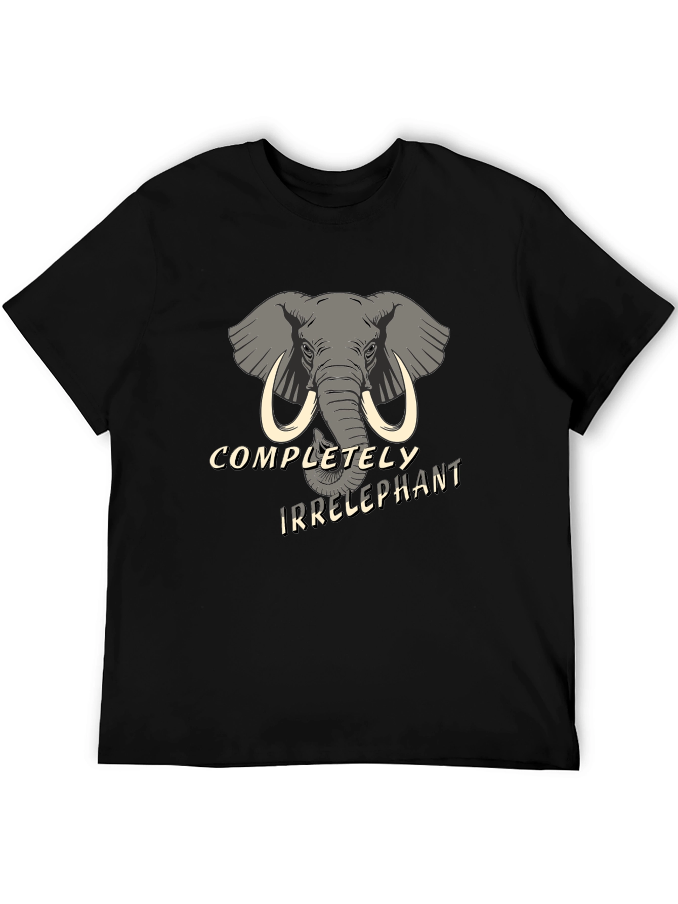Irrelephant Graphic Tee - Hilarious Elephant Humor Shirt