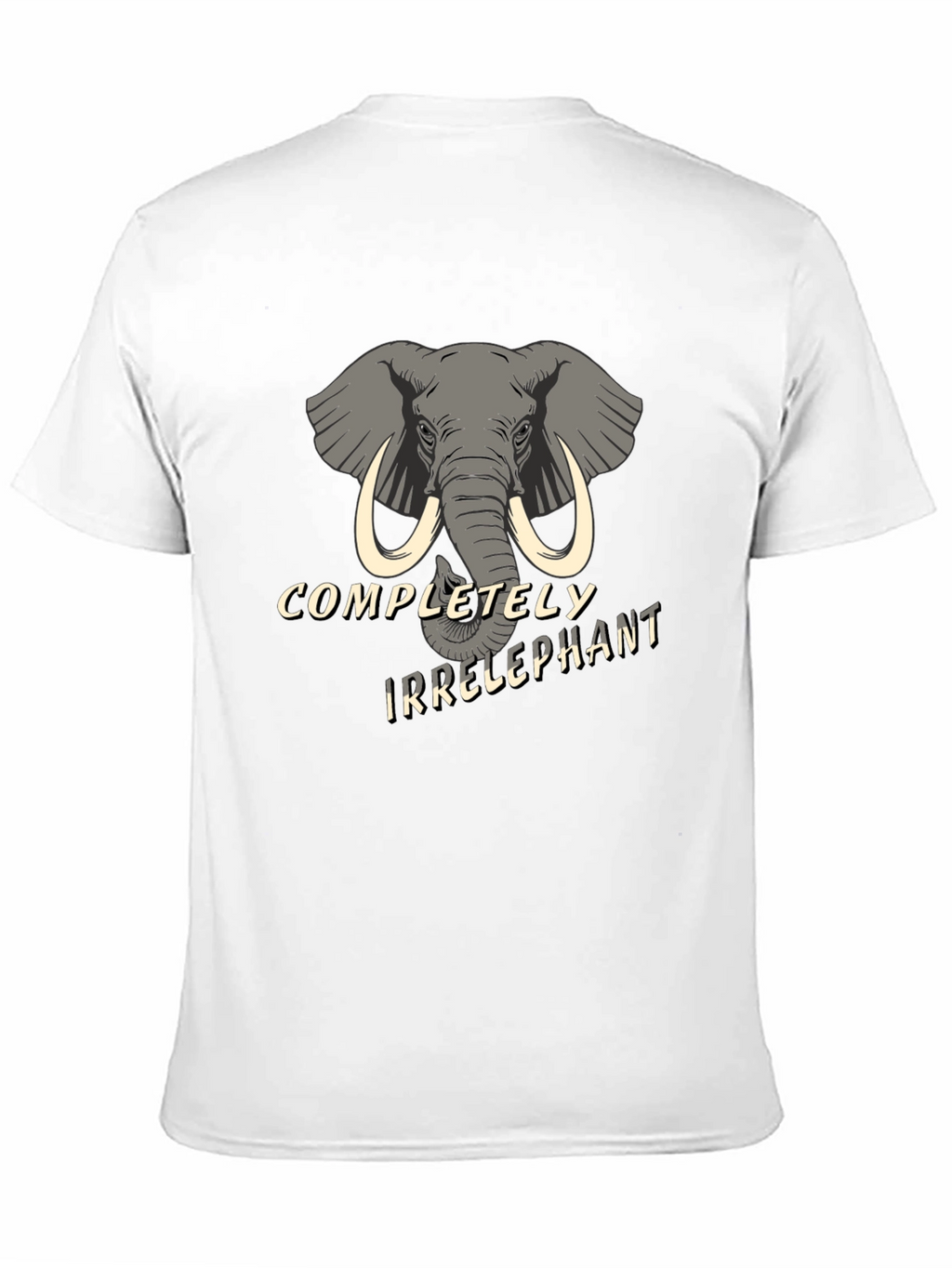 Irrelephant Graphic Tee - Hilarious Elephant Humor Shirt