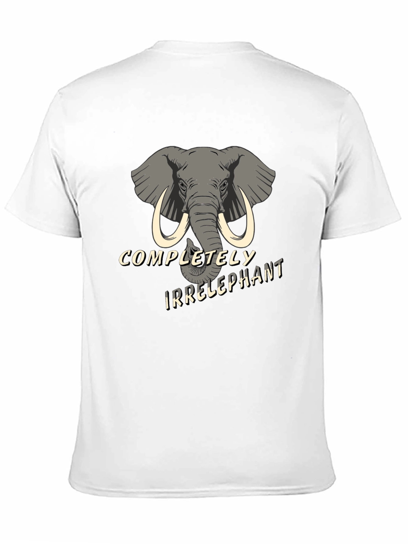 Irrelephant Graphic Tee - Hilarious Elephant Humor Shirt