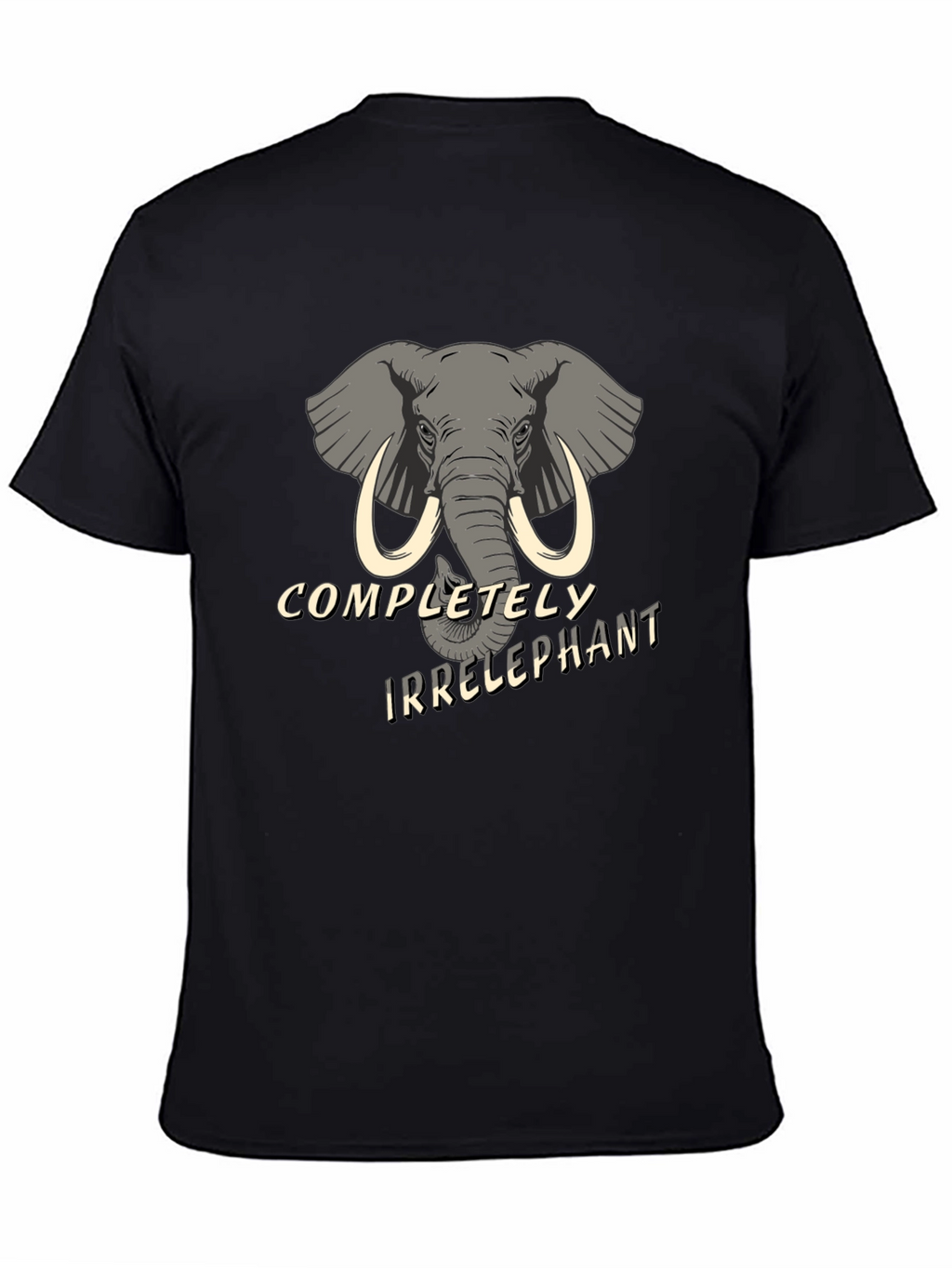 Irrelephant Graphic Tee - Hilarious Elephant Humor Shirt