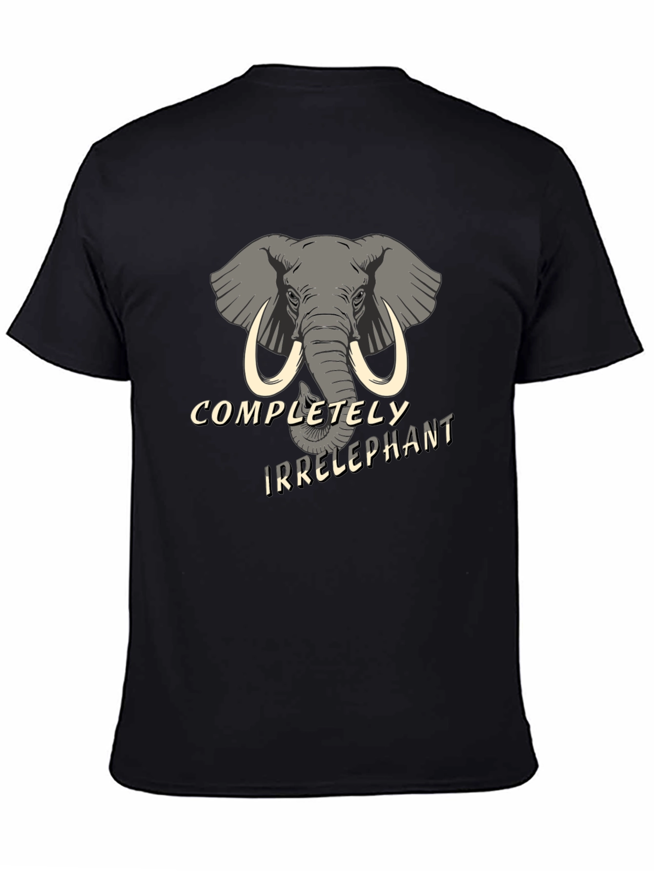 Irrelephant Graphic Tee - Hilarious Elephant Humor Shirt