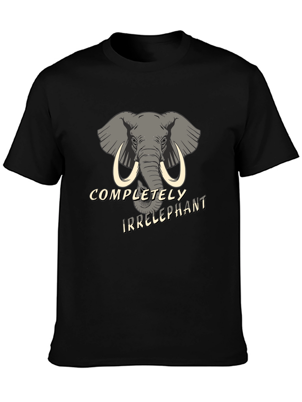 Irrelephant Graphic Tee - Hilarious Elephant Humor Shirt