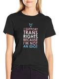 I Support Trans Rights Graphic Tee