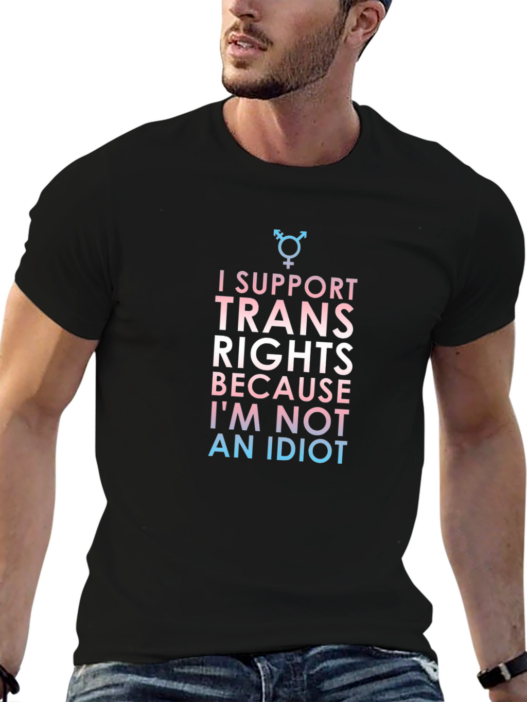 I Support Trans Rights Graphic Tee