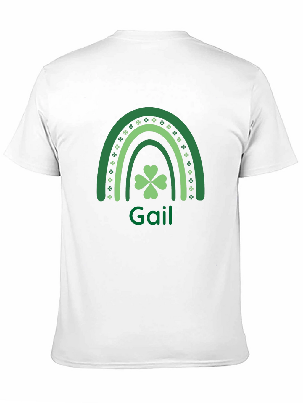 Gail St. Patricks Day Rainbow Clover Tee