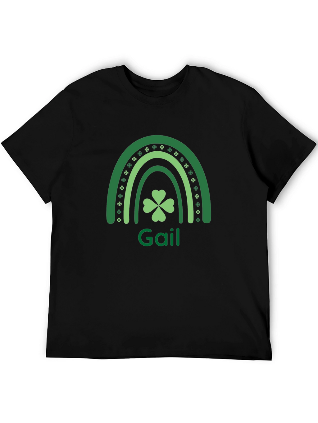 Gail St. Patricks Day Rainbow Clover Tee