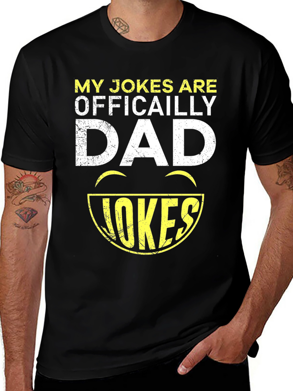 Dad Jokes T-Shirt Funny Fathers Day Tee