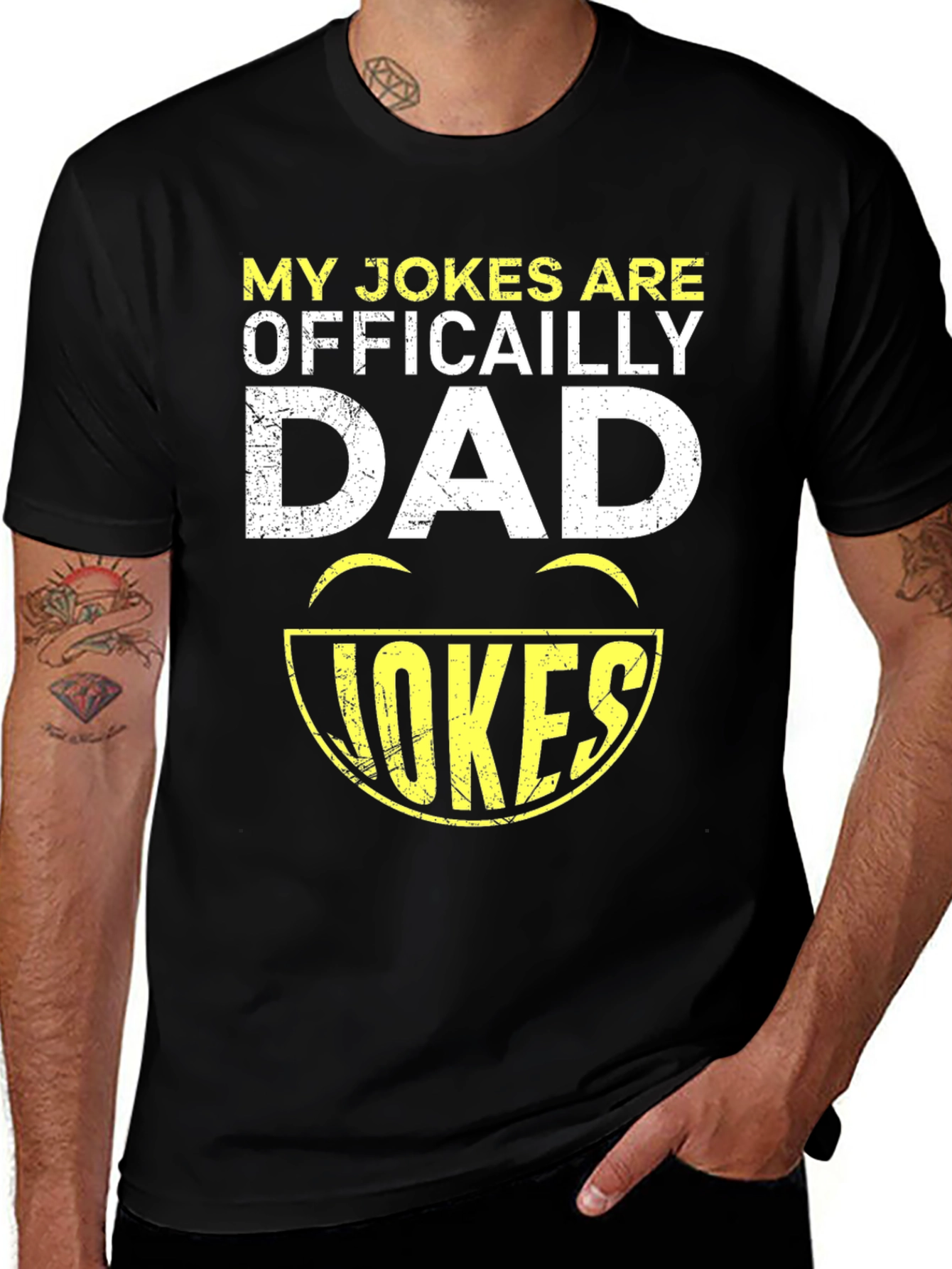 Dad Jokes T-Shirt Funny Fathers Day Tee