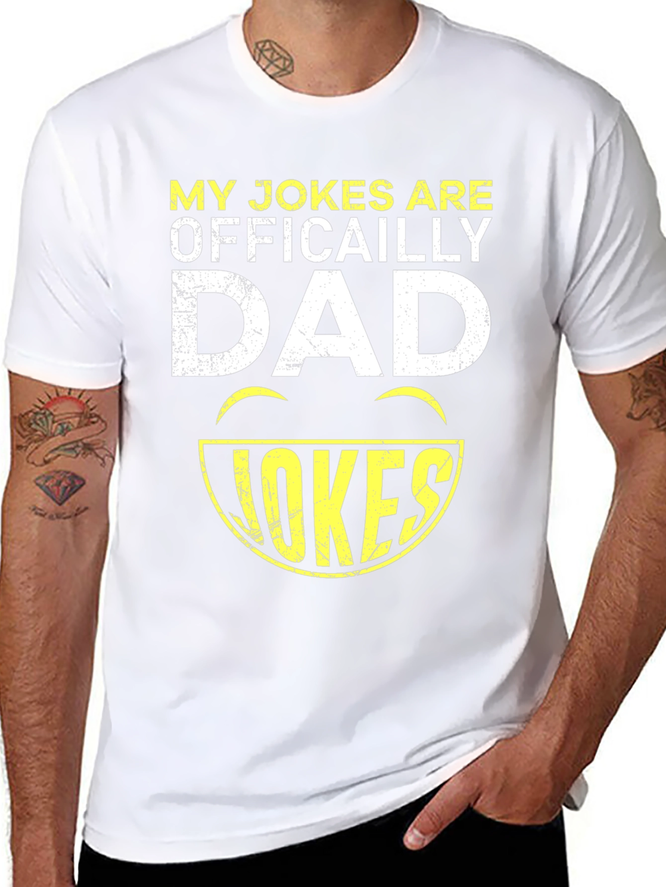 Dad Jokes T-Shirt Funny Fathers Day Tee