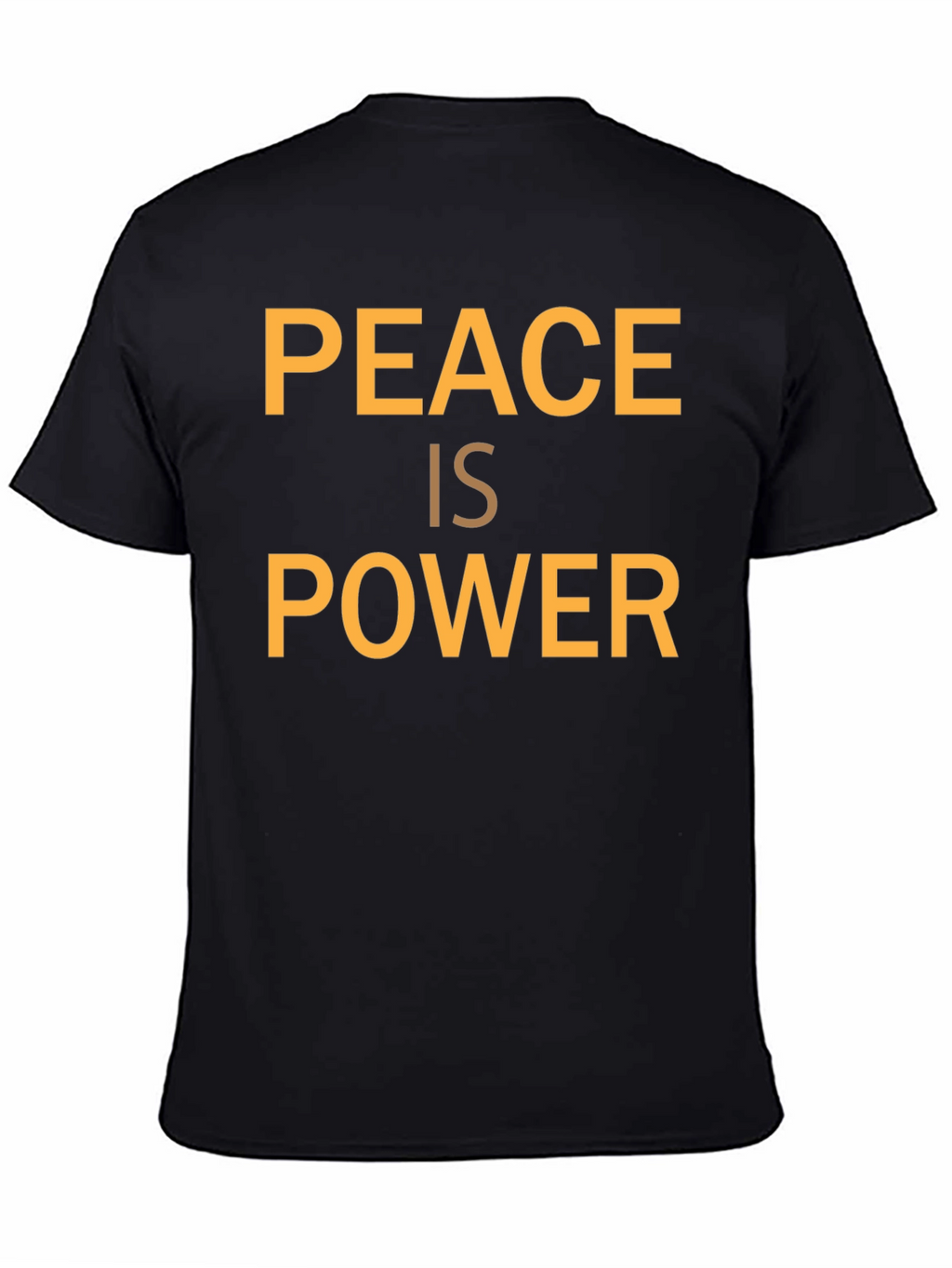 Peace Is Power Graphic Tee - Stylish Statement Shirt