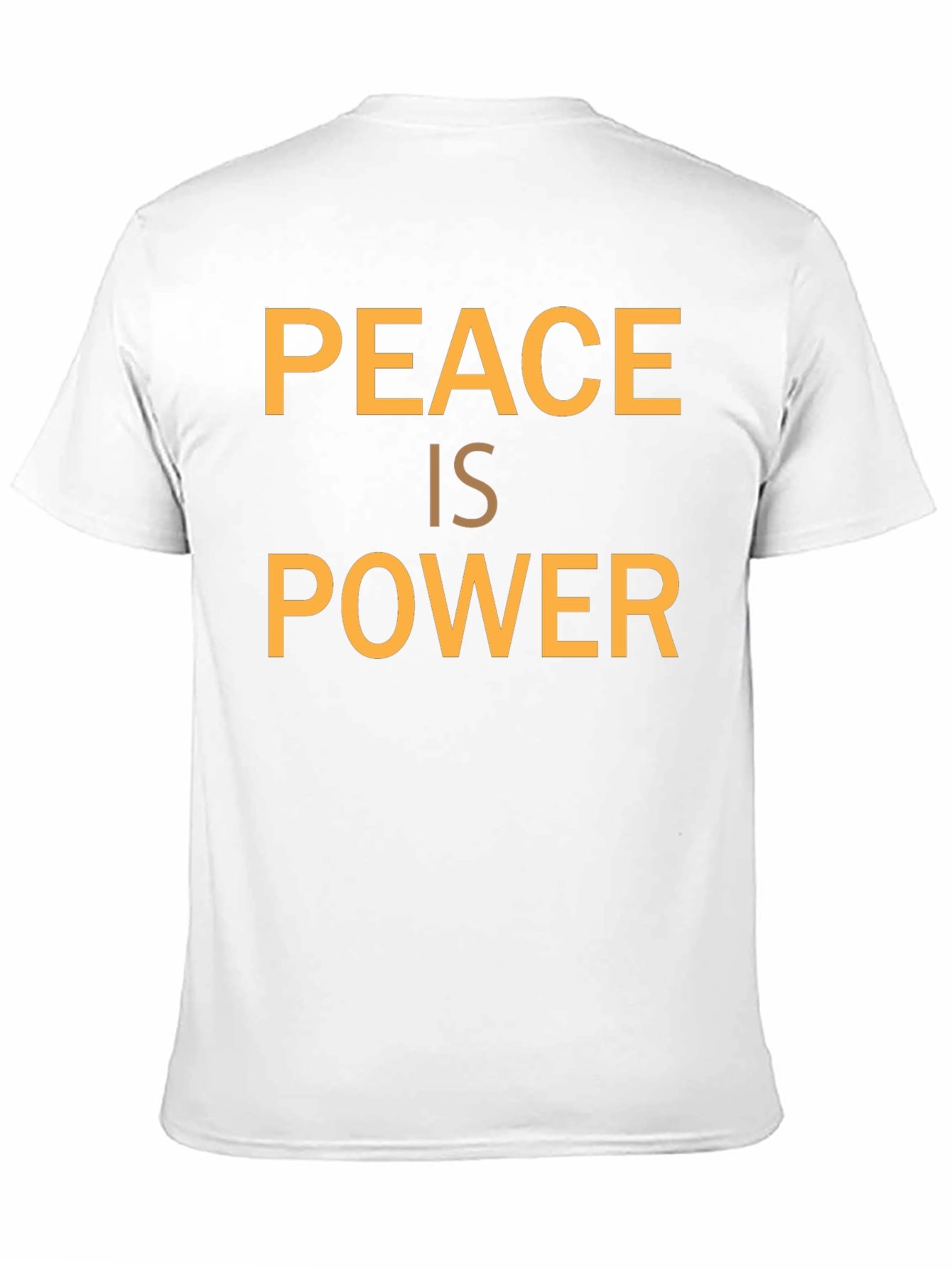 Peace Is Power Graphic Tee - Stylish Statement Shirt