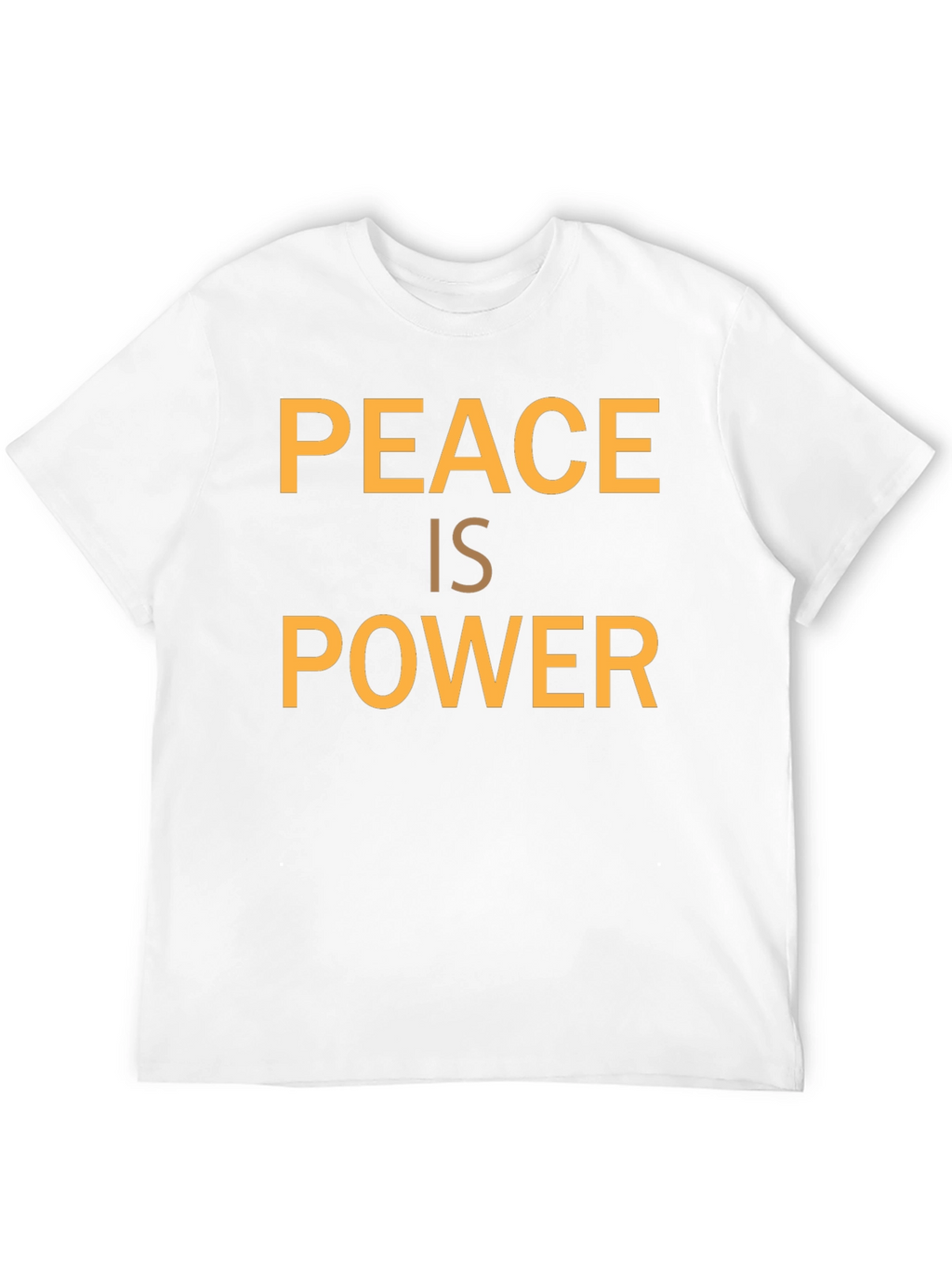 Peace Is Power Graphic Tee - Stylish Statement Shirt