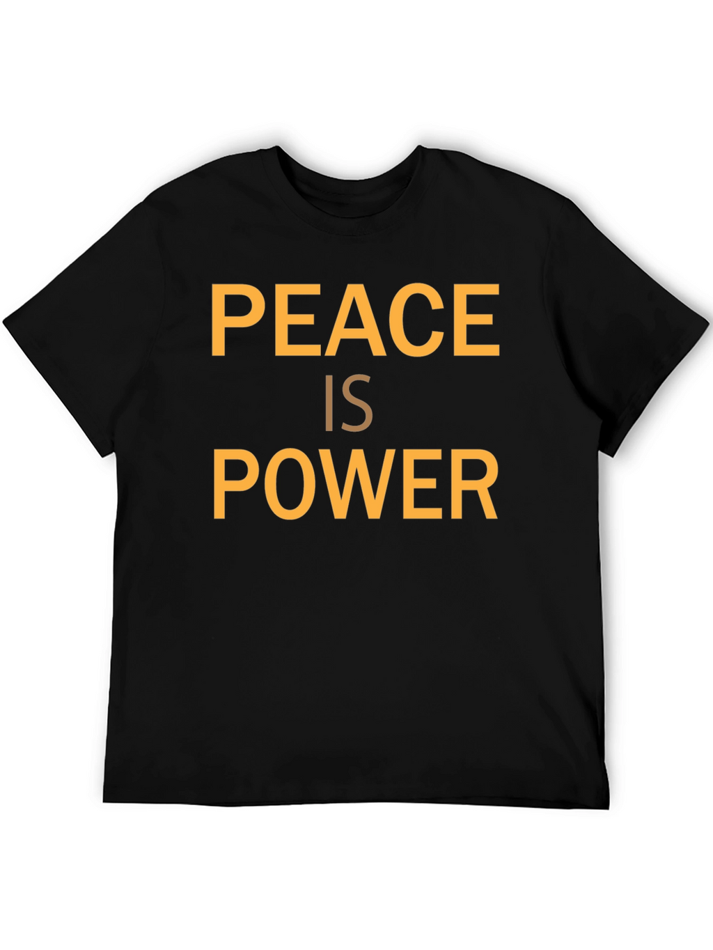Peace Is Power Graphic Tee - Stylish Statement Shirt
