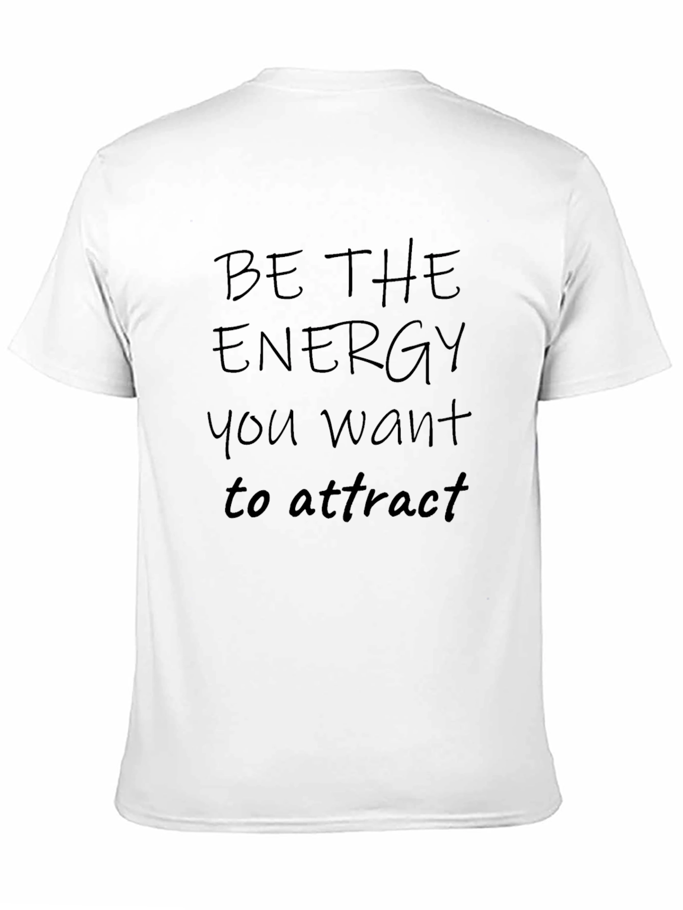 Be the Energy Black Graphic T-Shirt