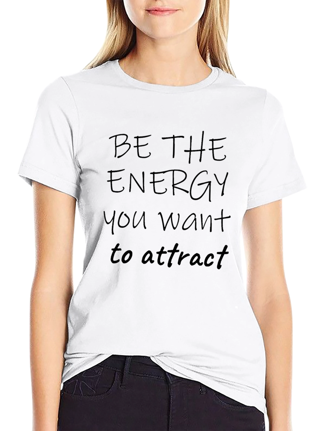 Be the Energy Black Graphic T-Shirt