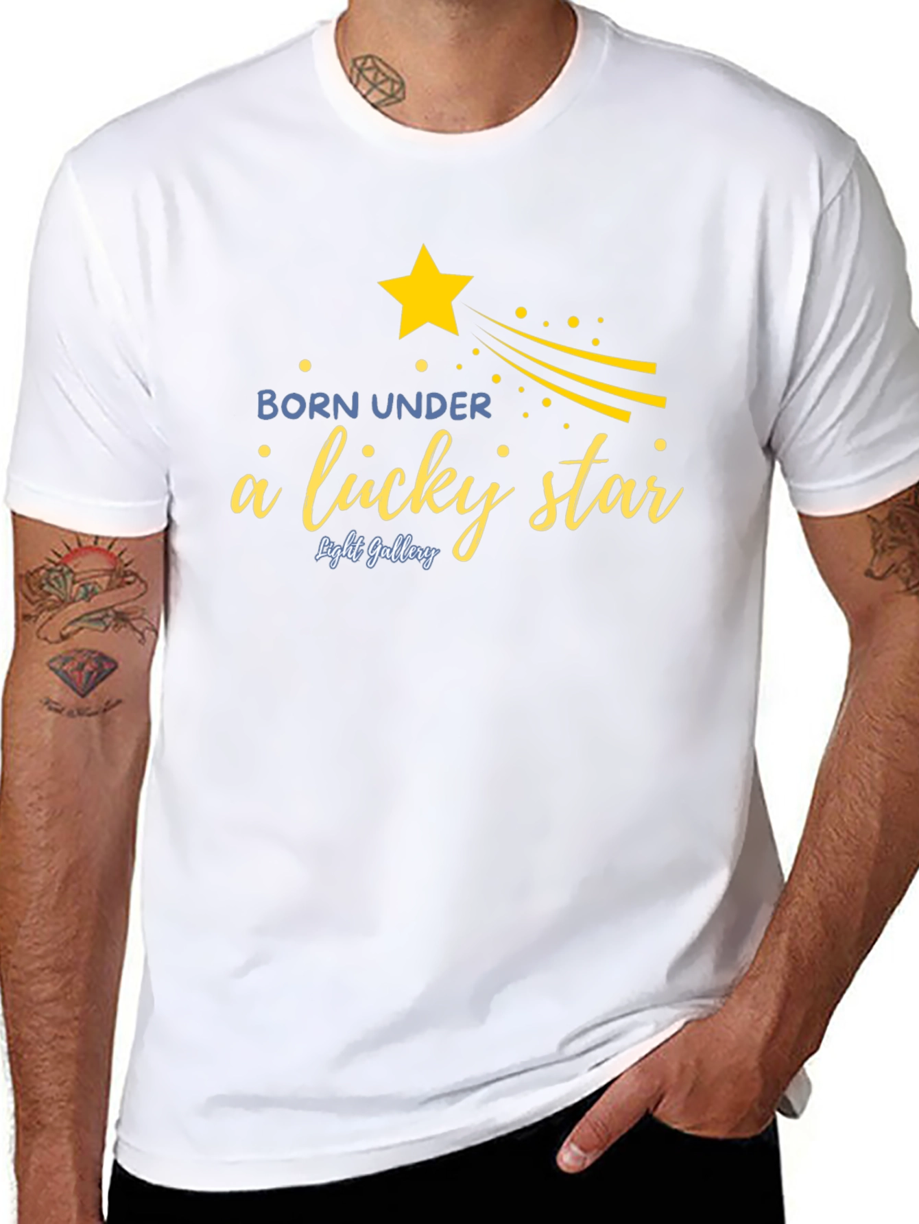 Born Under A Lucky Star Graphic T-Shirt