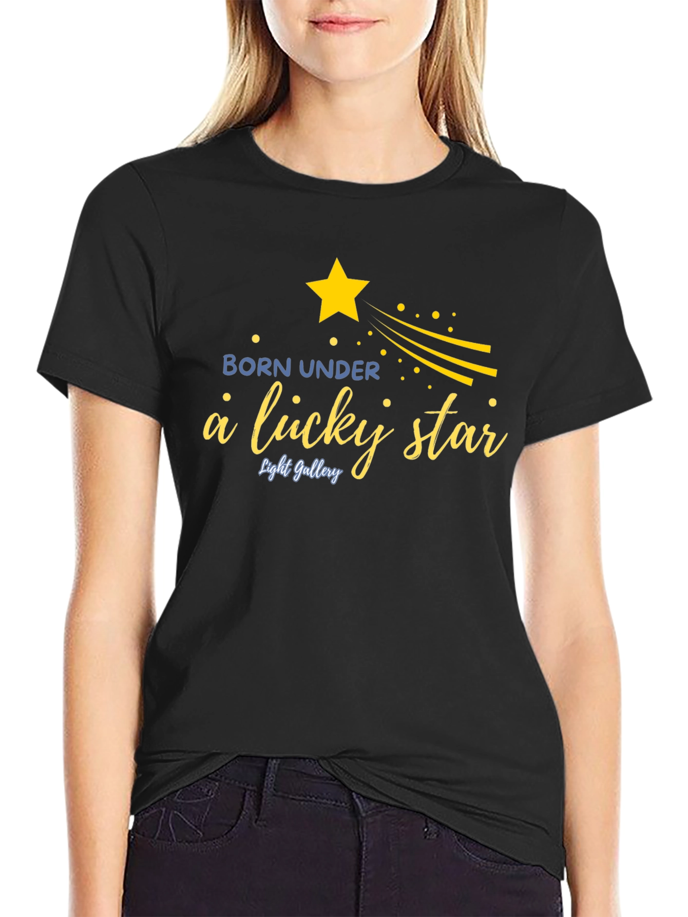 Born Under A Lucky Star Graphic T-Shirt