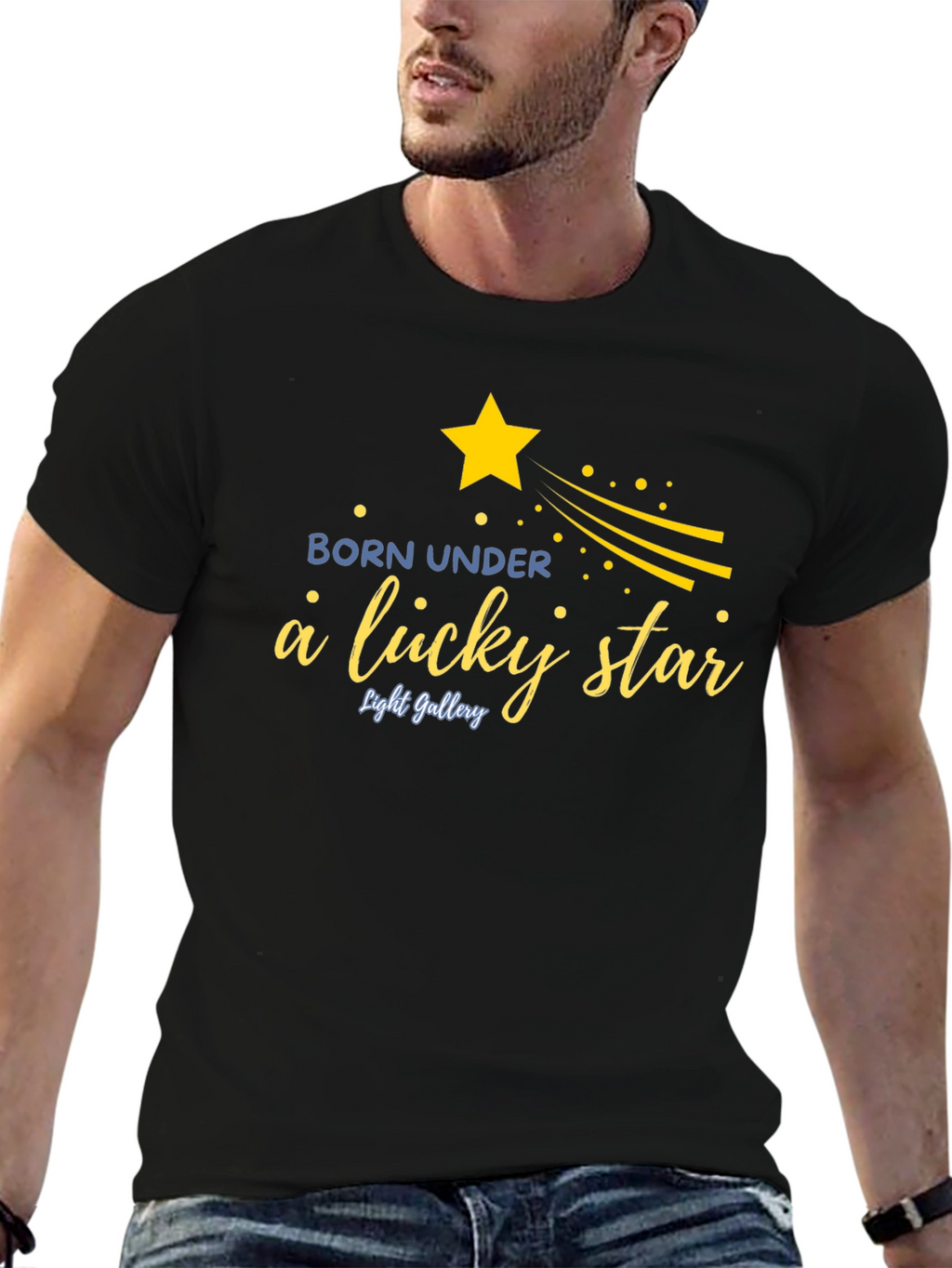 Born Under A Lucky Star Graphic T-Shirt