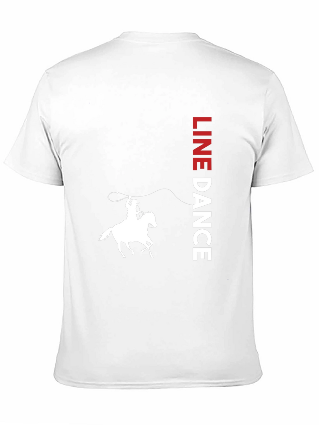 Line Dance Cowboy Graphic Tee - Western Style