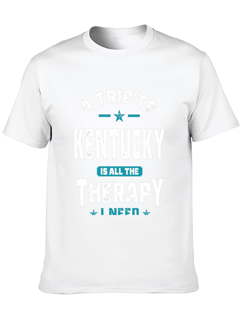 Kentucky Therapy Graphic Tee - Black Cotton