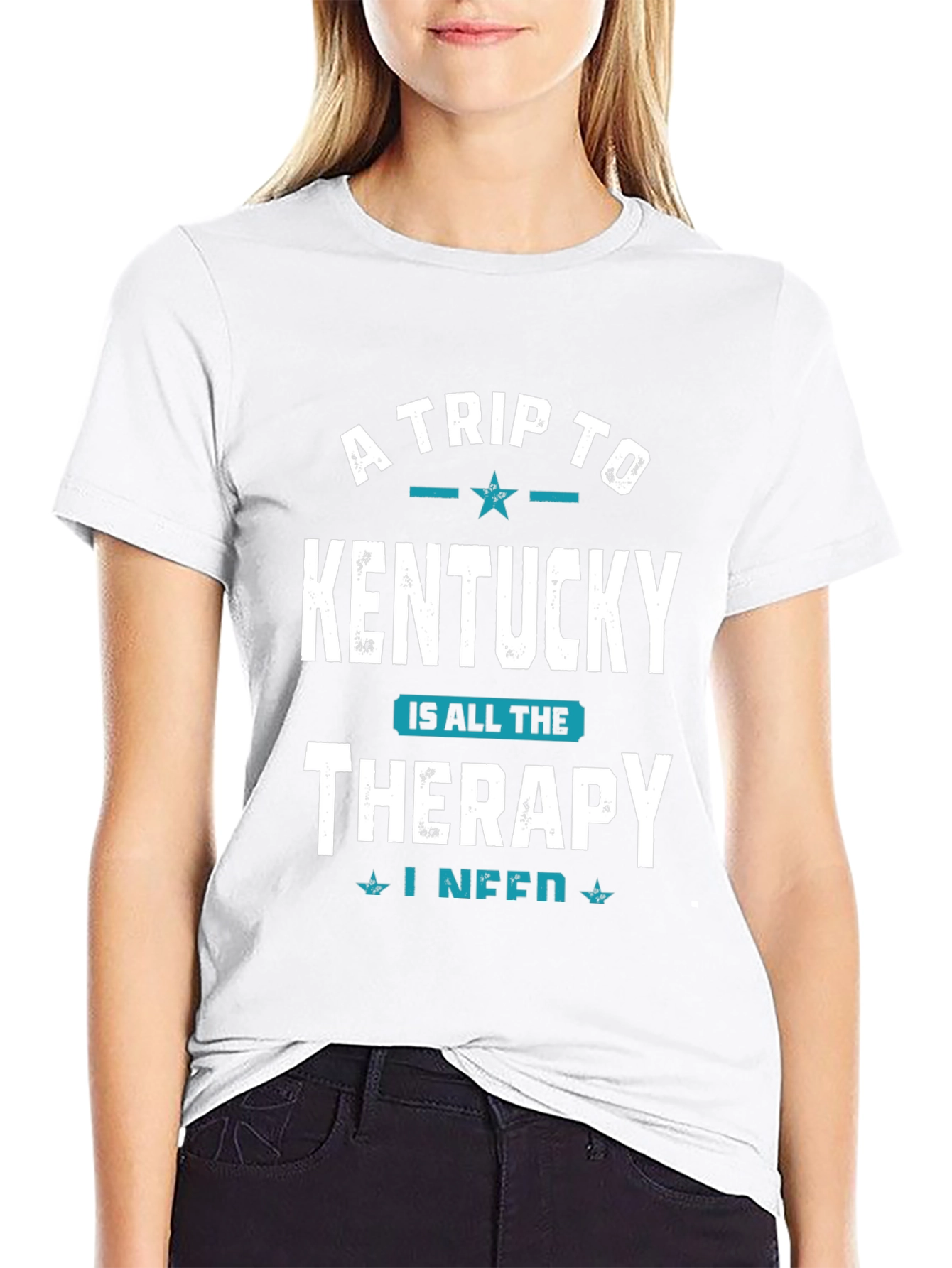 Kentucky Therapy Graphic Tee - Black Cotton