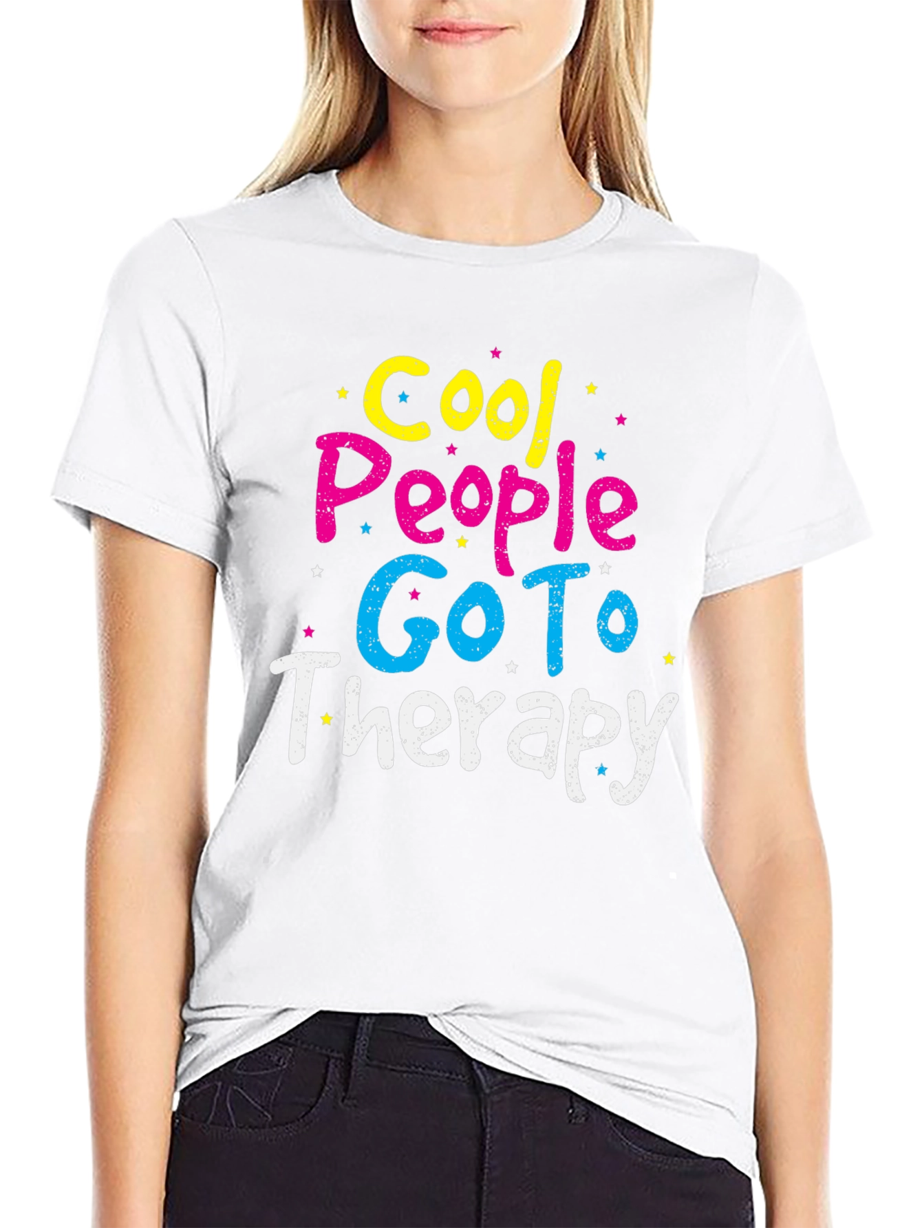 Cool People Go To Therapy Graphic Tee