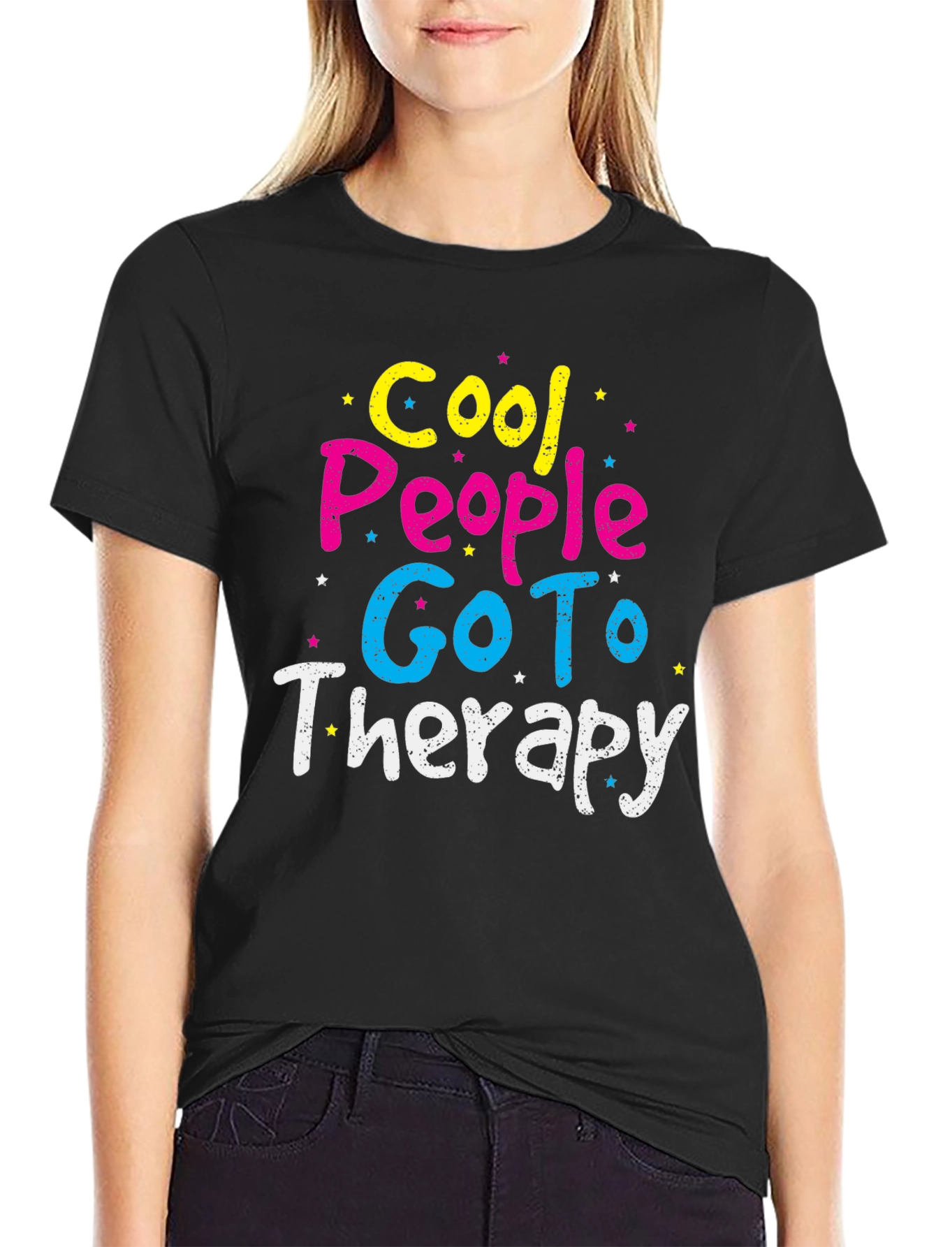 Cool People Go To Therapy Graphic Tee