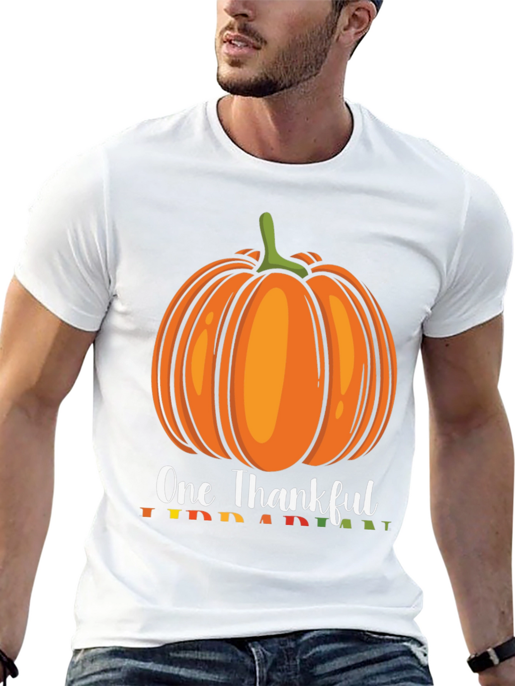 One Thankful Pumpkin T-Shirt - Fall Thanksgiving Tee
