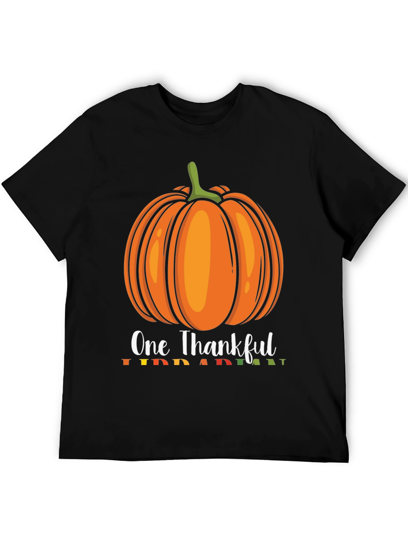 One Thankful Pumpkin T-Shirt - Fall Thanksgiving Tee