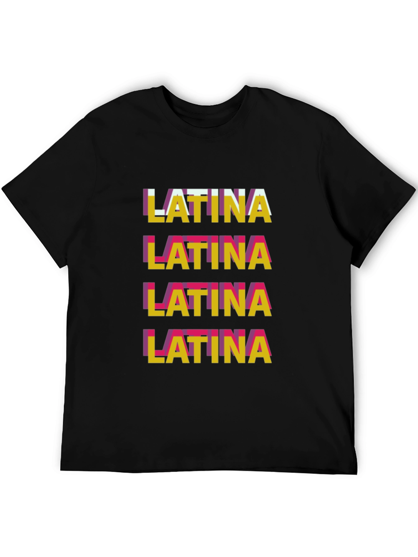Latina Graphic Tee - Stylish Word Art T-Shirt
