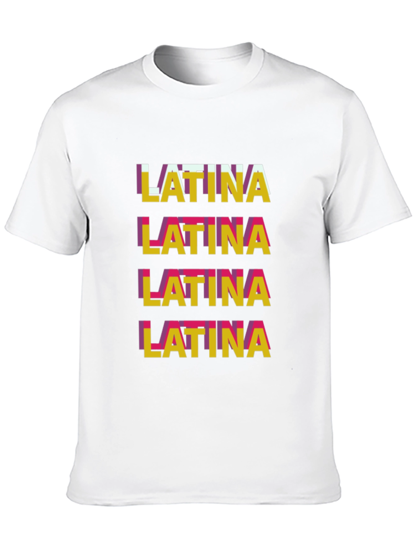 Latina Graphic Tee - Stylish Word Art T-Shirt