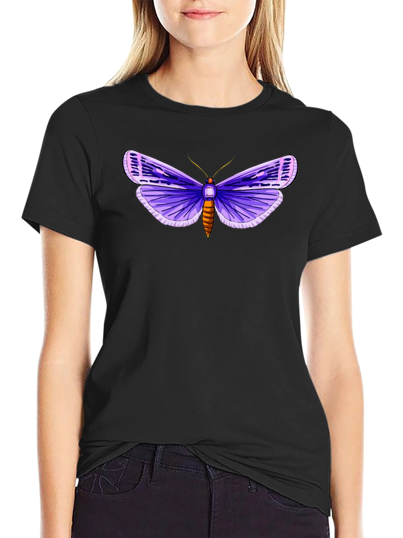 Purple Moth Graphic Tee