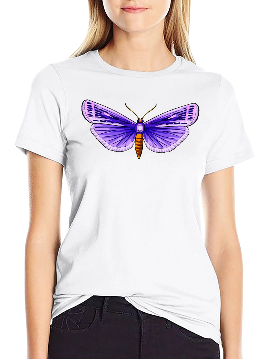 Purple Moth Graphic Tee