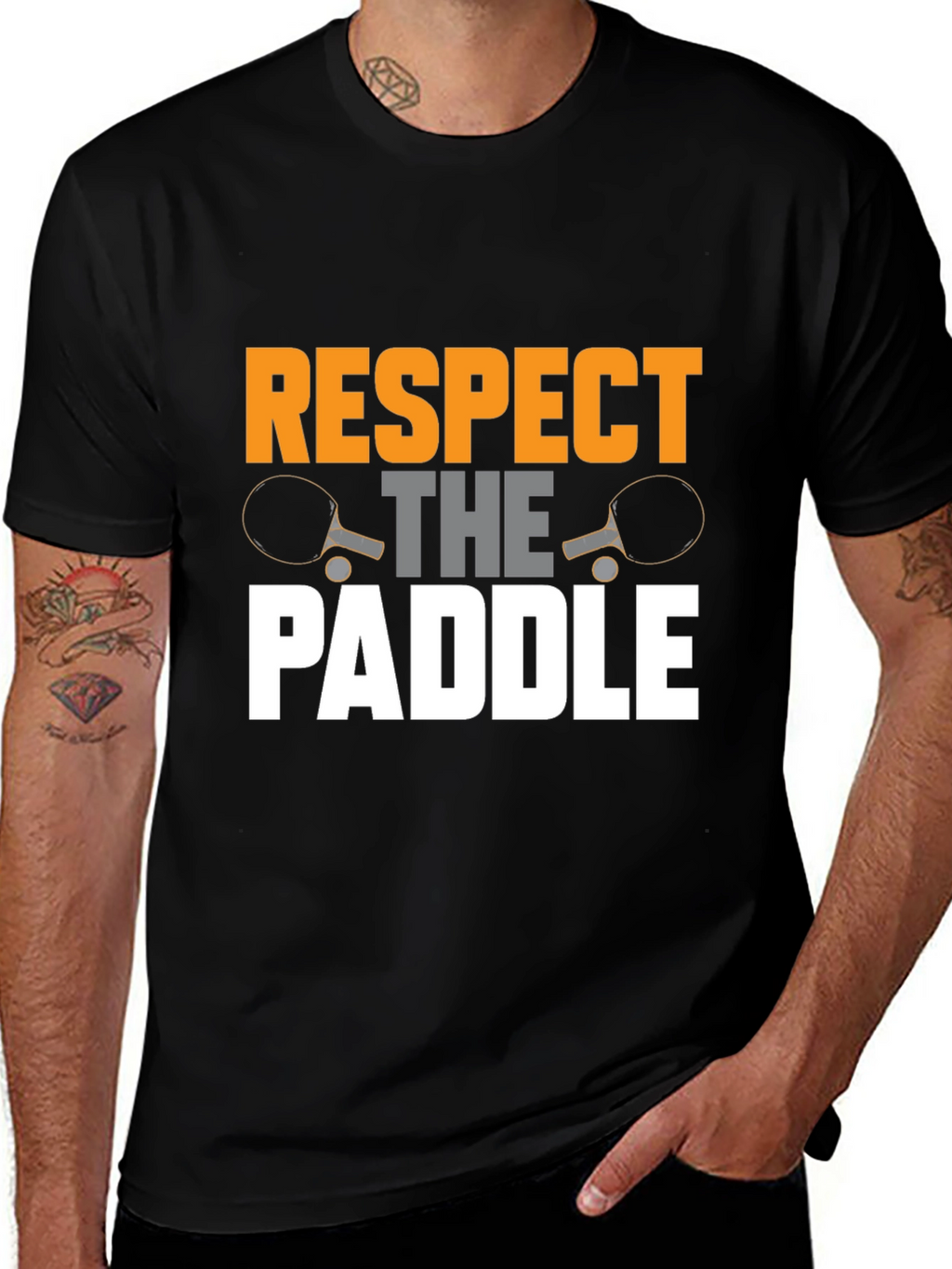 Respect The Paddle T-Shirt | Ping Pong Tee