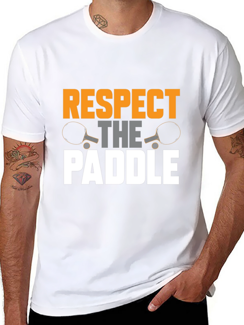 Respect The Paddle T-Shirt | Ping Pong Tee