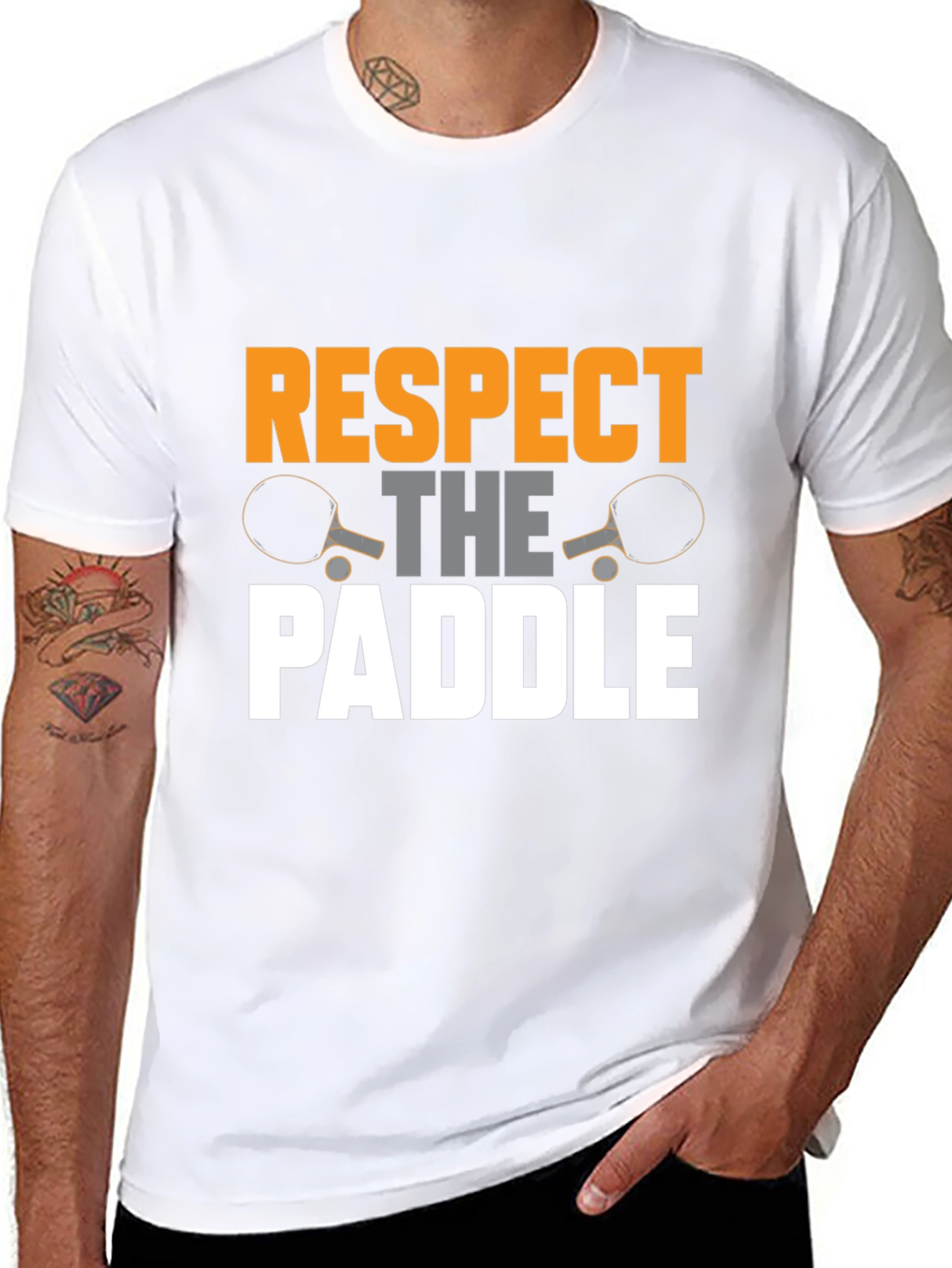 Respect The Paddle T-Shirt | Ping Pong Tee