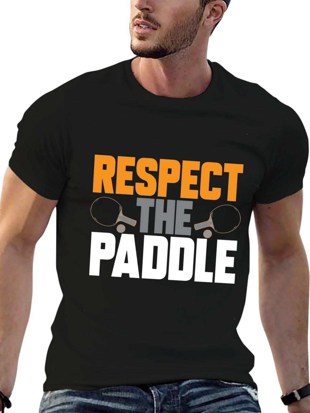 Respect The Paddle T-Shirt | Ping Pong Tee