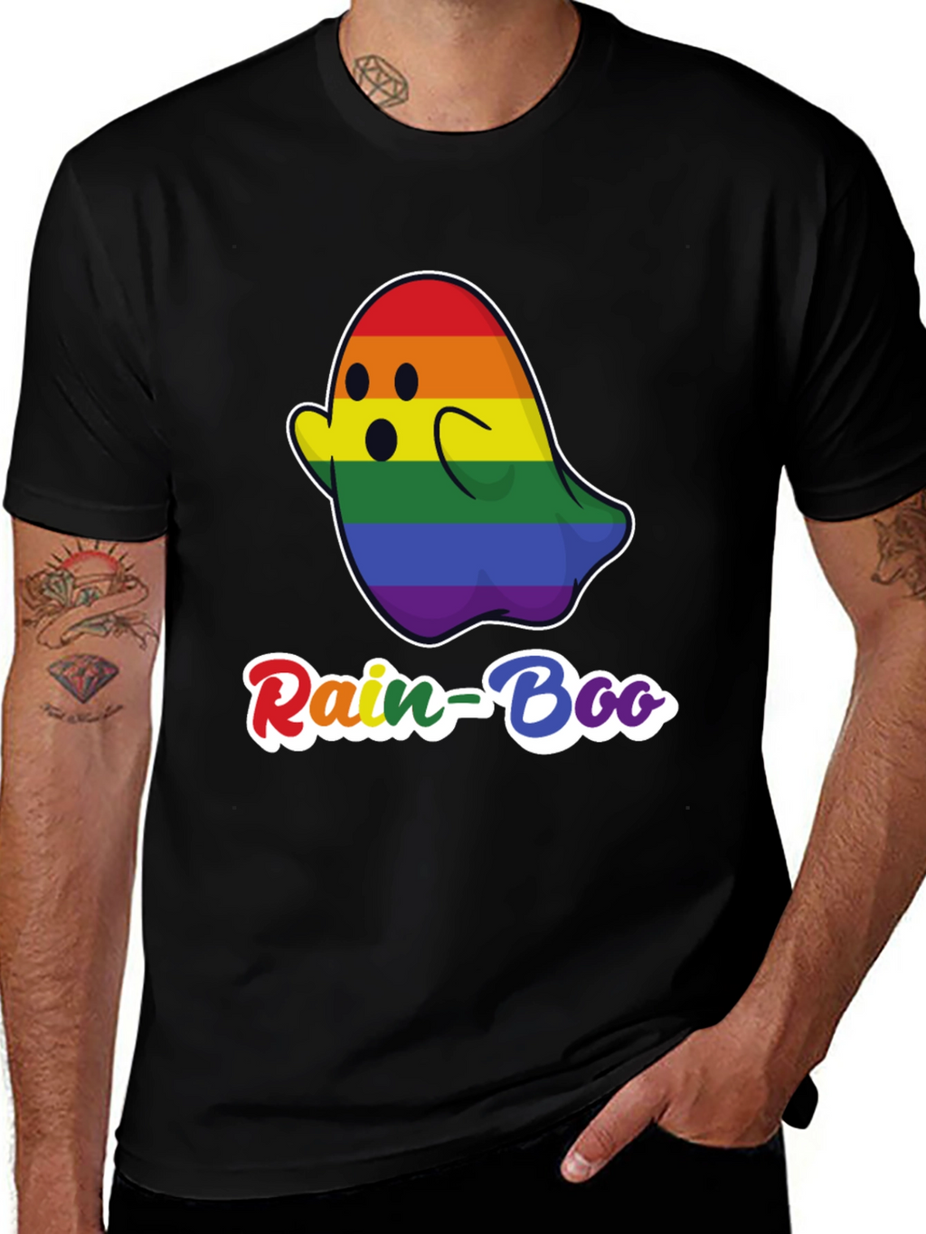 Rain-Boo Pride Ghost T-Shirt